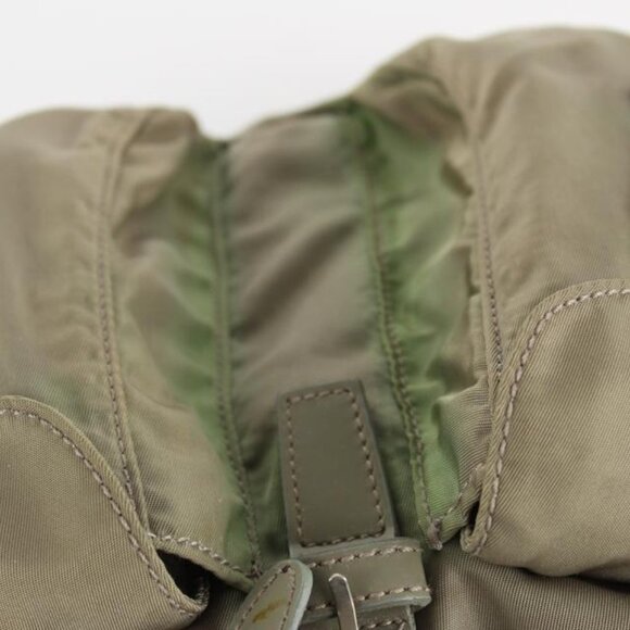 Prada Grey Tessuto Nylon Twin Pocket Backpack 1P826 main image 9